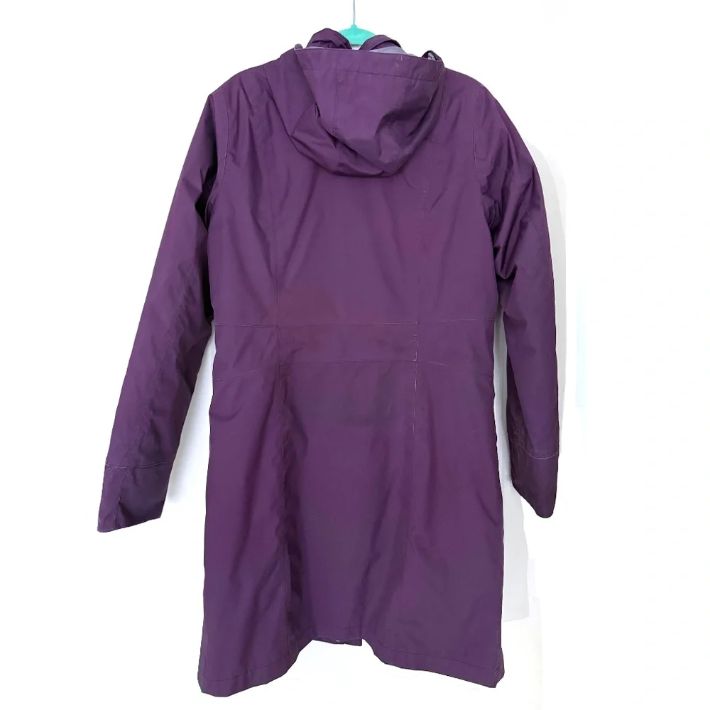Eddie Bauer Women’s L Tall Purple 3-in-1 Jacket w/ Removable Liner - Picture 3 of 13